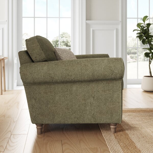 Flori Soft Chenille Armchair