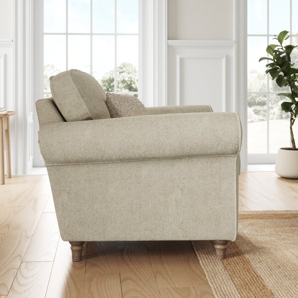 Flori Soft Chenille Armchair