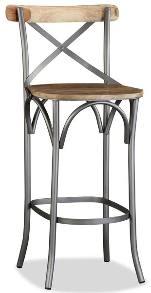 Bar Stool Solid Mango Wood