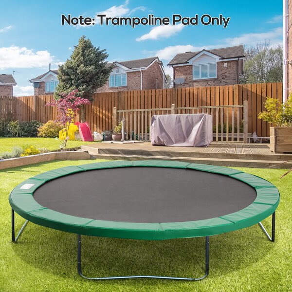 HOMCOM Trampoline Safety Pad, 12ft-Green