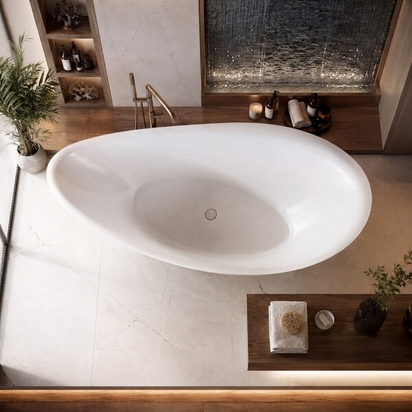 Freestanding bathtub Rea Maris 180