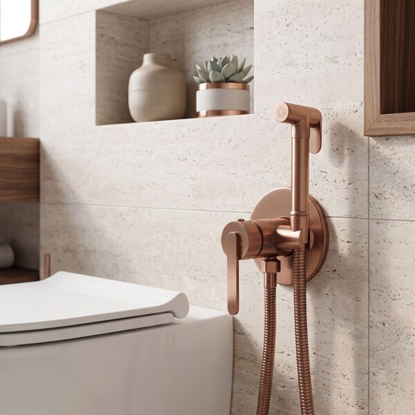 Bidet faucet Rea Ontario Brush Copper