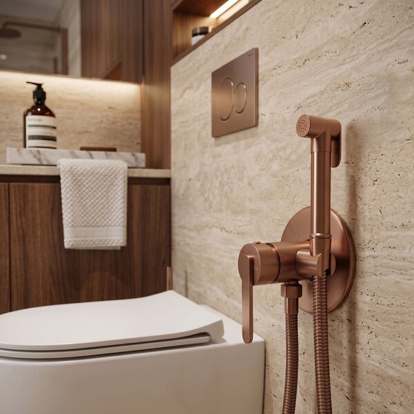 Bidet faucet Rea Ontario Brush Copper