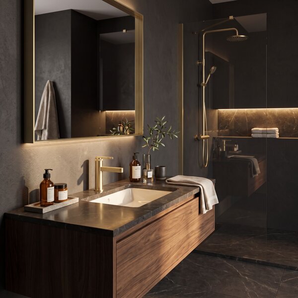 Bathroom faucet Rea Grace Brush Gold