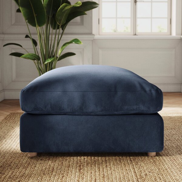 Full Circle Austin Cosy Velvet Modular Footstool