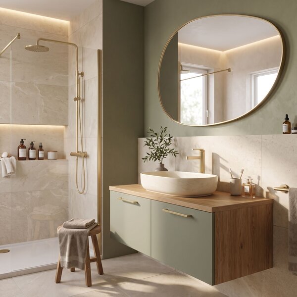Bathroom faucet Rea Grace Brush Gold