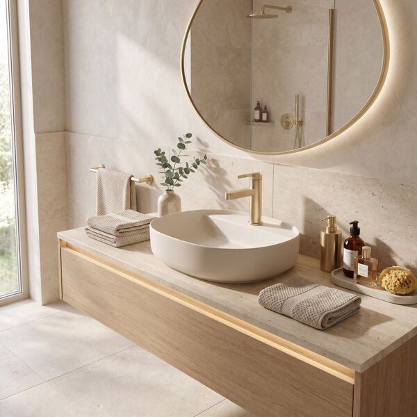 Bathroom faucet Rea Grace Brush Gold