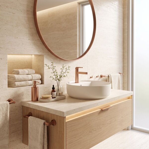 Bathroom faucet Rea Grace Brush Copper
