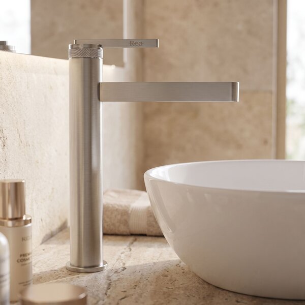 Bathroom faucet Rea Grace Brush Nickel High