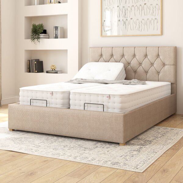 Olivier Eire Linen Adjustable Bed