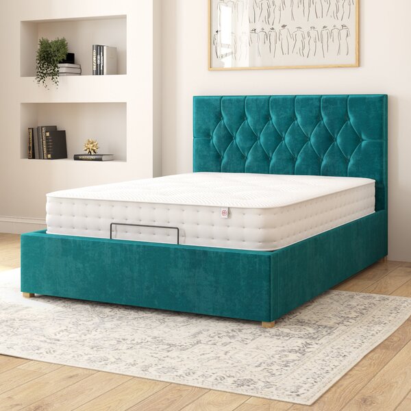 Olivier Plush Velvet Adjustable Bed