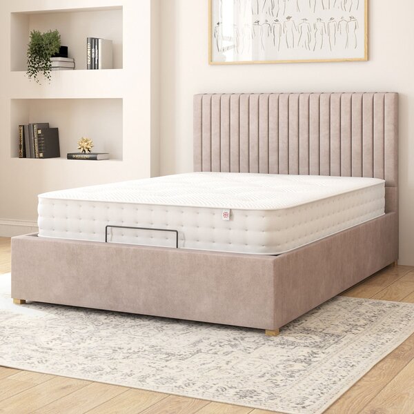 Grant Plush Velvet Adjustable Bed