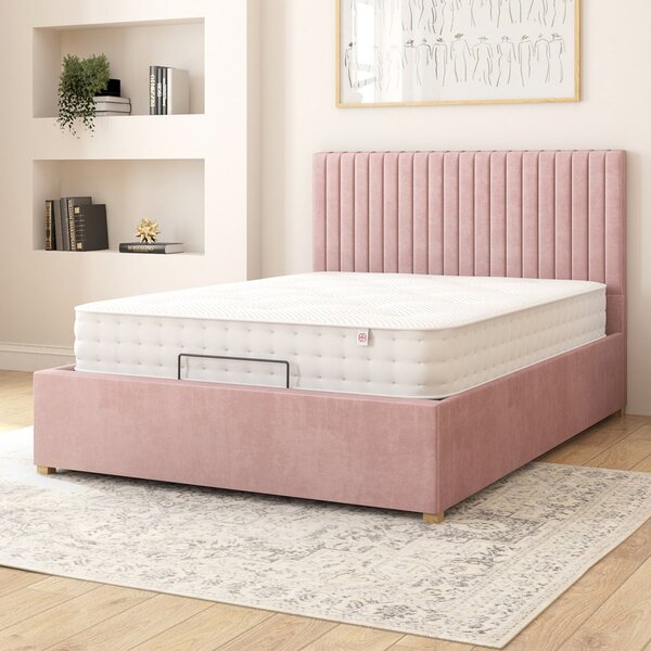 Grant Plush Velvet Adjustable Bed