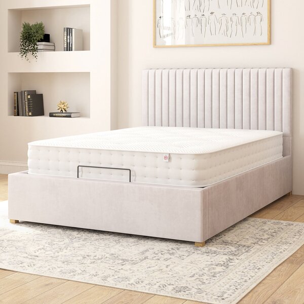 Grant Plush Velvet Adjustable Bed