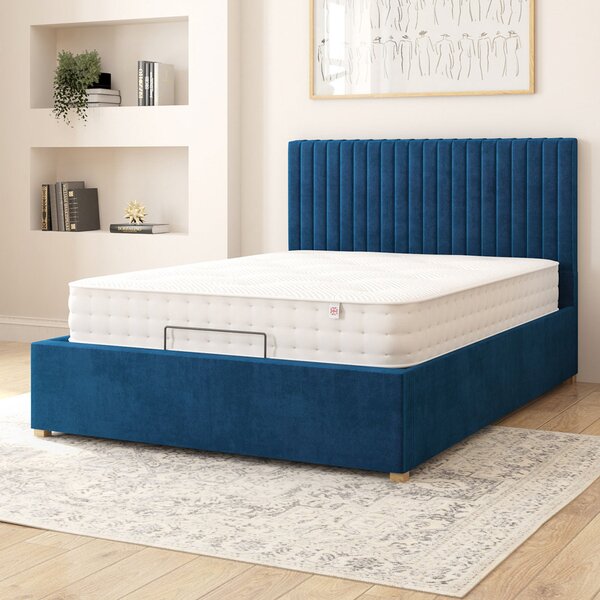 Grant Plush Velvet Adjustable Bed