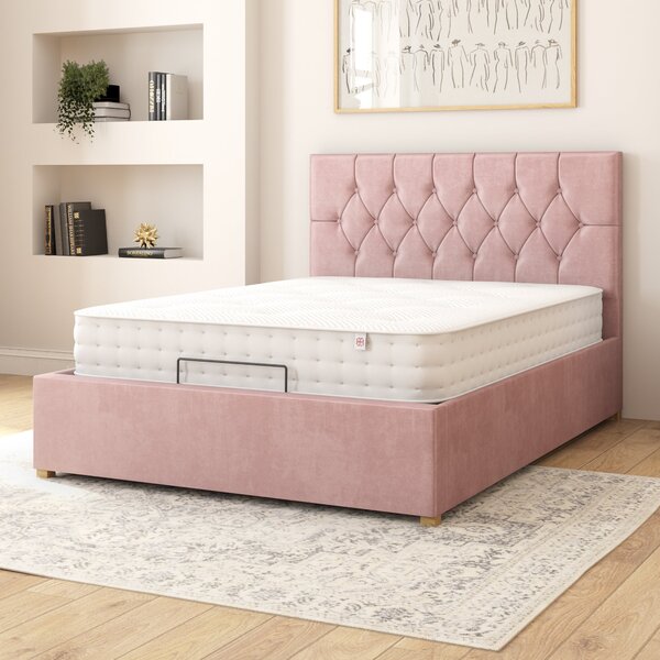 Olivier Plush Velvet Adjustable Bed