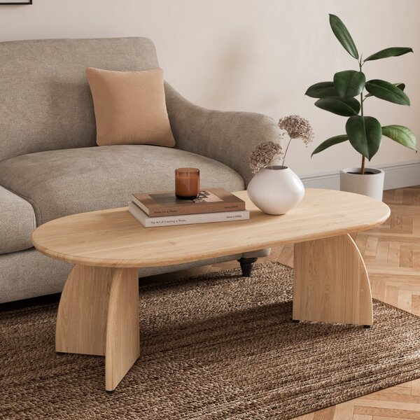 Effy Coffee Table, Natural Wood Effect