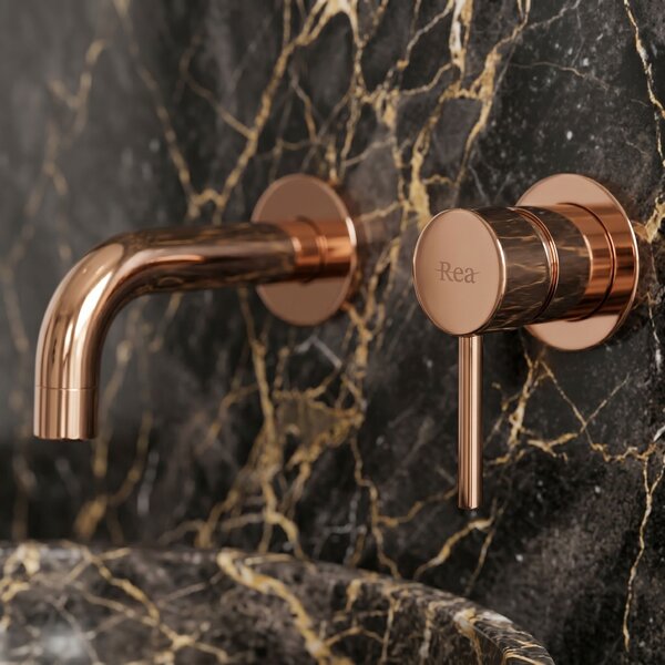 Wall Mounted faucet Rea Lungo Copper + BOX