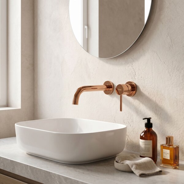 Wall Mounted faucet Rea Lungo Copper + BOX