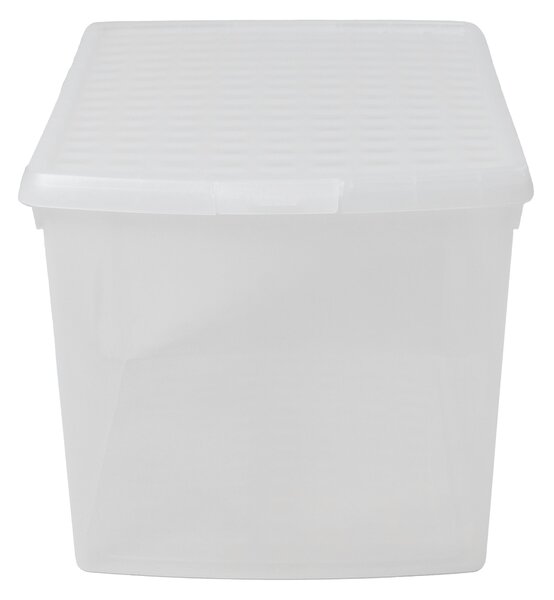 Wham Clip Pack of 4 62L Storage Boxes With Lids