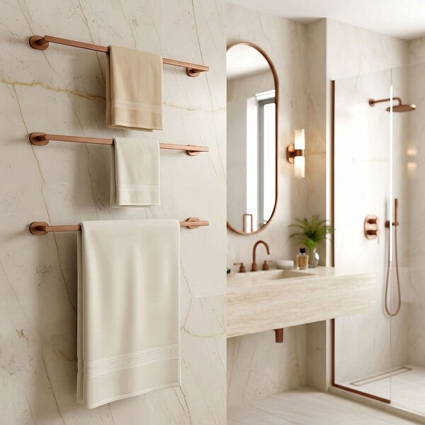 Bathroom hanger Til 101 Brush Copper