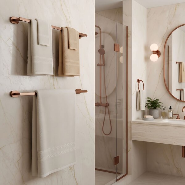 Bathroom hanger Til 101 Brush Copper
