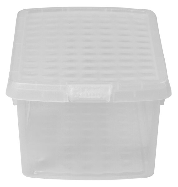 Wham Clip Pack of 4 11L Storage Boxes With Lids