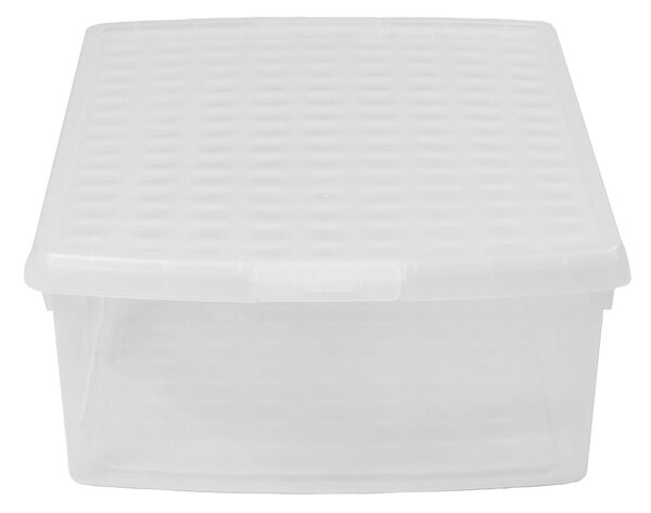 Wham Clip Pack of 4 30L Storage Boxes With Lids