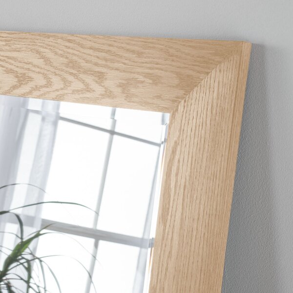 Yearn Oak Effect Full Length Wall Mirror