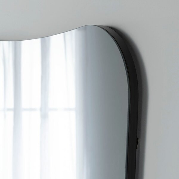 Yearn Curved Narrow Full Length Wall Mirror