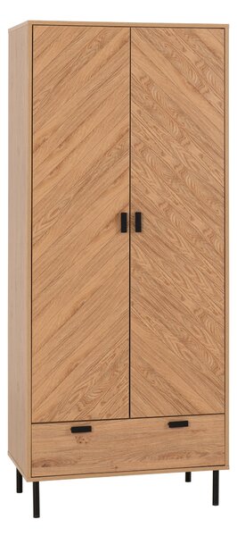 Barker Double Wardrobe, Oak Effect