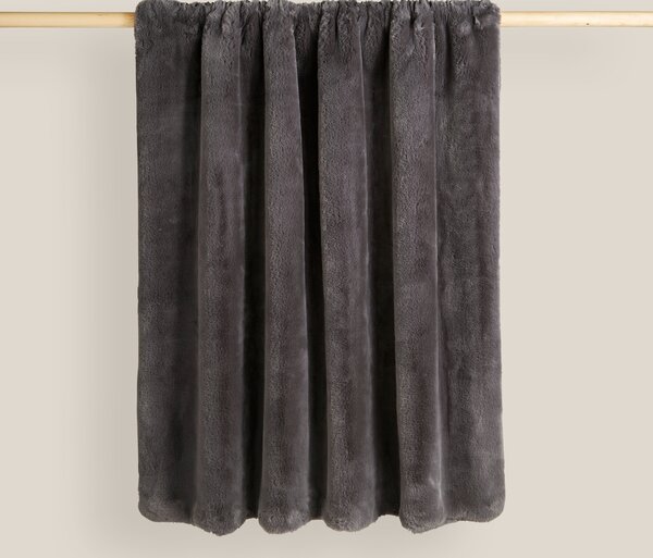 Silky Soft Faux Fur Recycled Throw Blanket