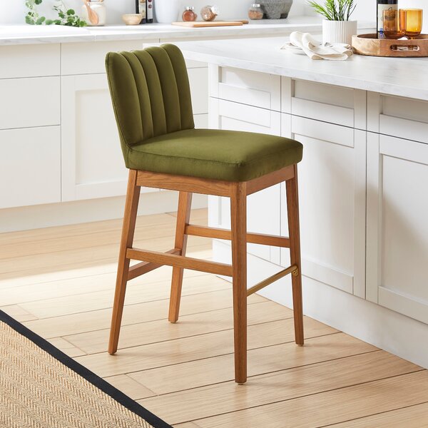 Delilah Bar Stool, Velvet