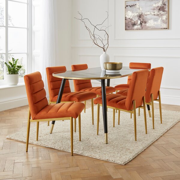 Maddison Dining Chair, Velvet