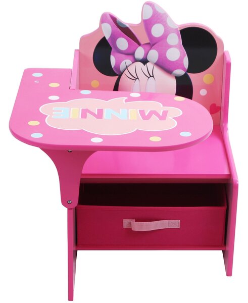 Minnie Mouse Chair and Desk with Storage Bin