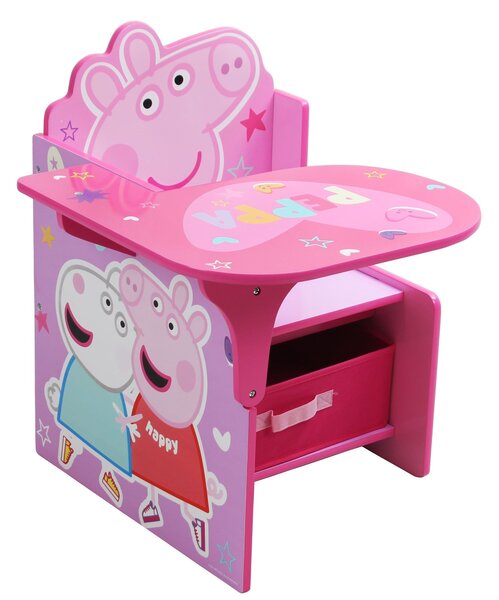 Peppa Pig Chair and Desk with Storage Bin