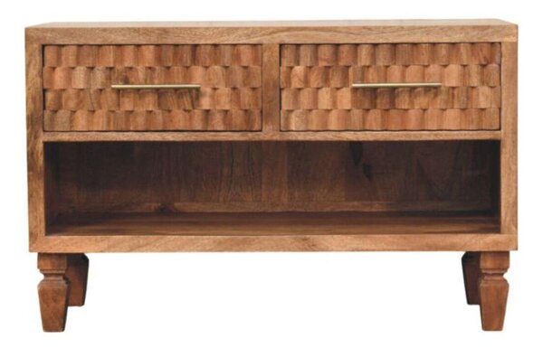 Wood Shoe Storage Storage Bench, Acid-Wash Distressed Finish, Shoe Storage Unit with 2 Drawers & Shelves, Brown Aosom UK