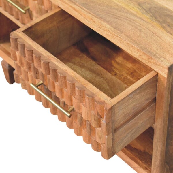 Wood Shoe Storage Storage Bench, Acid-Wash Distressed Finish, Shoe Storage Unit with 2 Drawers & Shelves, Brown Aosom UK