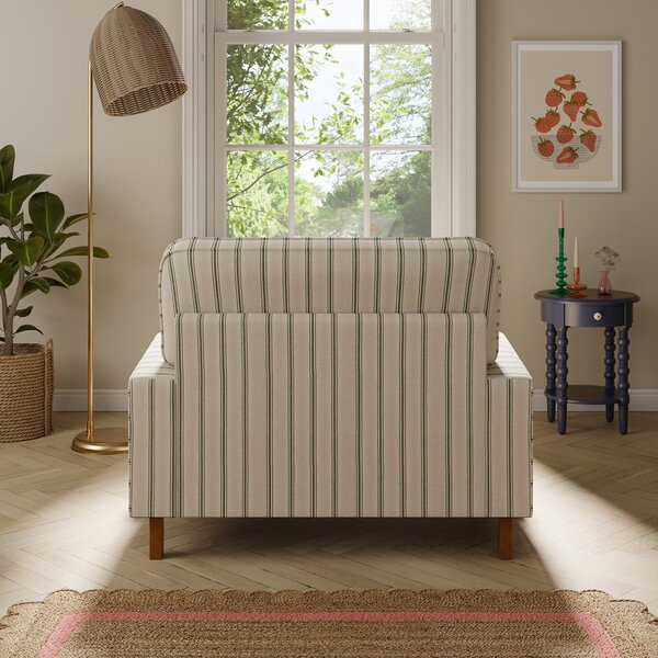 Beatrice Folkstone Stripe Snuggle Chair