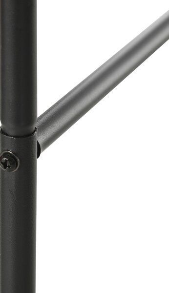 Outsunny Outdoor Garden Arch, Metal Garden Arbor for Climbing Plants, Roses, Vines, Wedding Arch for Outdoor, 140L x 40W x 240H cm, Black