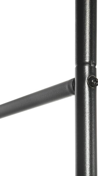 Outsunny Outdoor Garden Arch, Metal Garden Arbor for Climbing Plants, Roses, Vines, Wedding Arch for Outdoor, 140L x 40W x 240H cm, Black