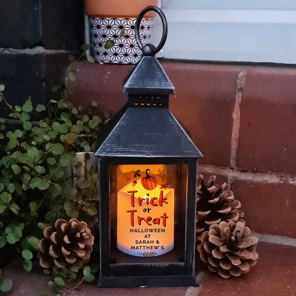 Personalised Trick or Treat LED Lantern