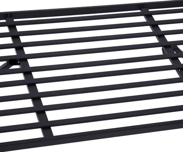 Outsunny Garden Metal Arch Bench Outdoor Patio Rose Trellis Arbour Pergola for Climbing Plant Antique Style 2-Seater Chair, Black Aosom UK