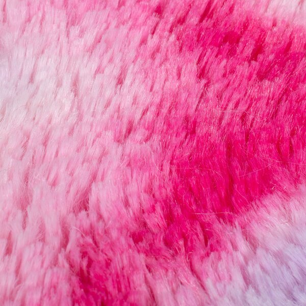 Magical Tye Dye Supersoft Washable Faux Fur Rug