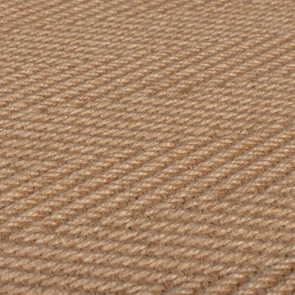 Herringbone Border Square Rug