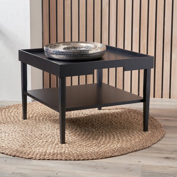 Marnie Coffee Table, Black Wood