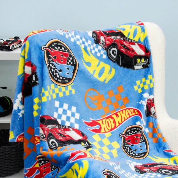 Hot Wheels Flame Fleece Blanket