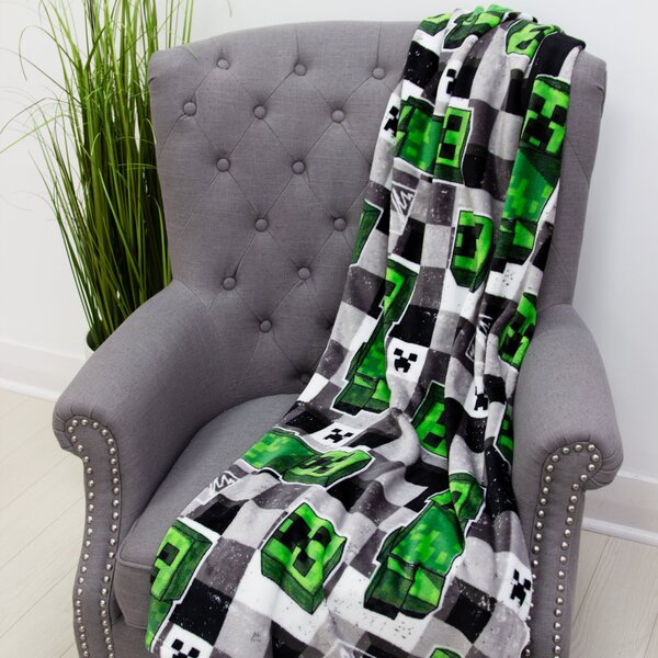 Minecraft Scribble Fleece Blanket