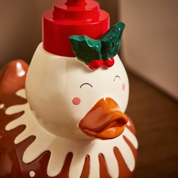 Pudding Rubber Duck Soap Dispenser