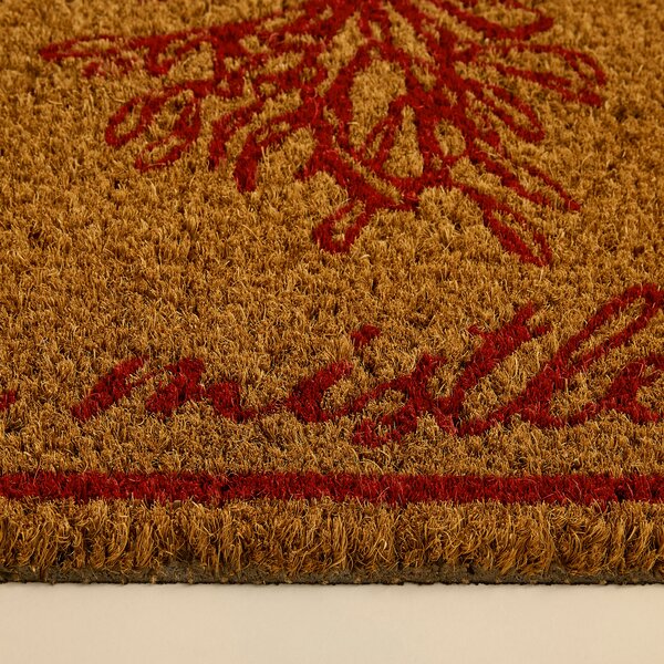 Mistletoe Coir Outdoor Doormat